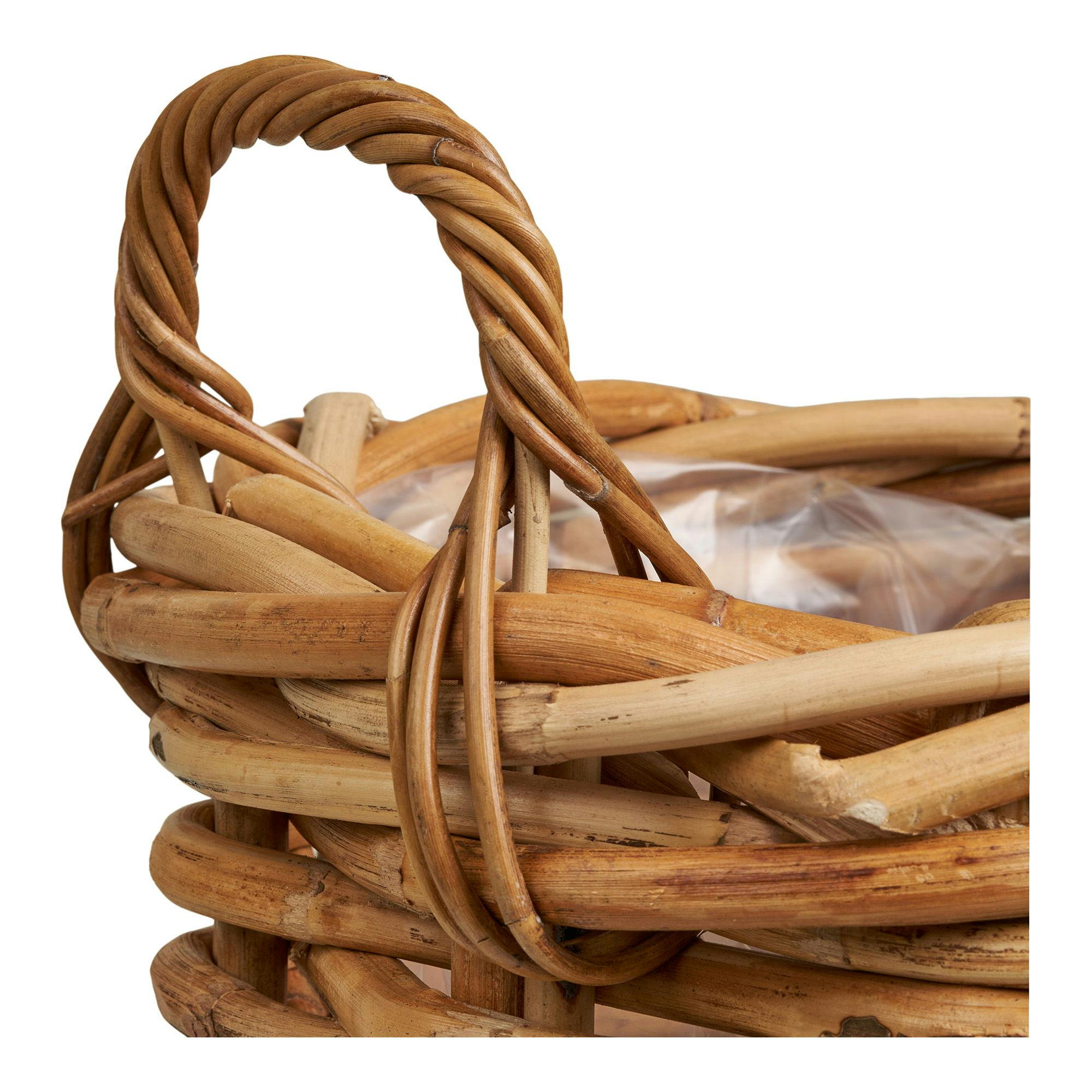 Cache-pot en rotin tressé (lot de 3)