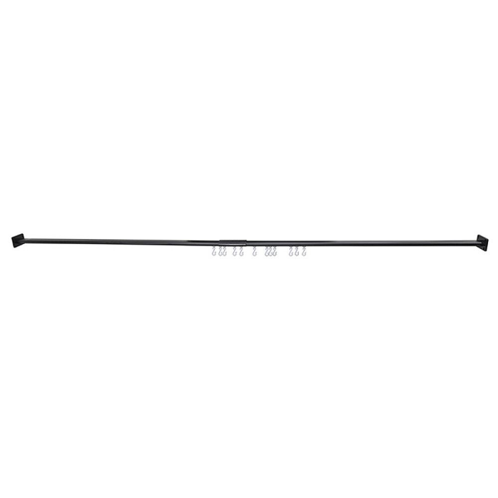 DUSJFORHENGSTANG 200CM RETT SVART