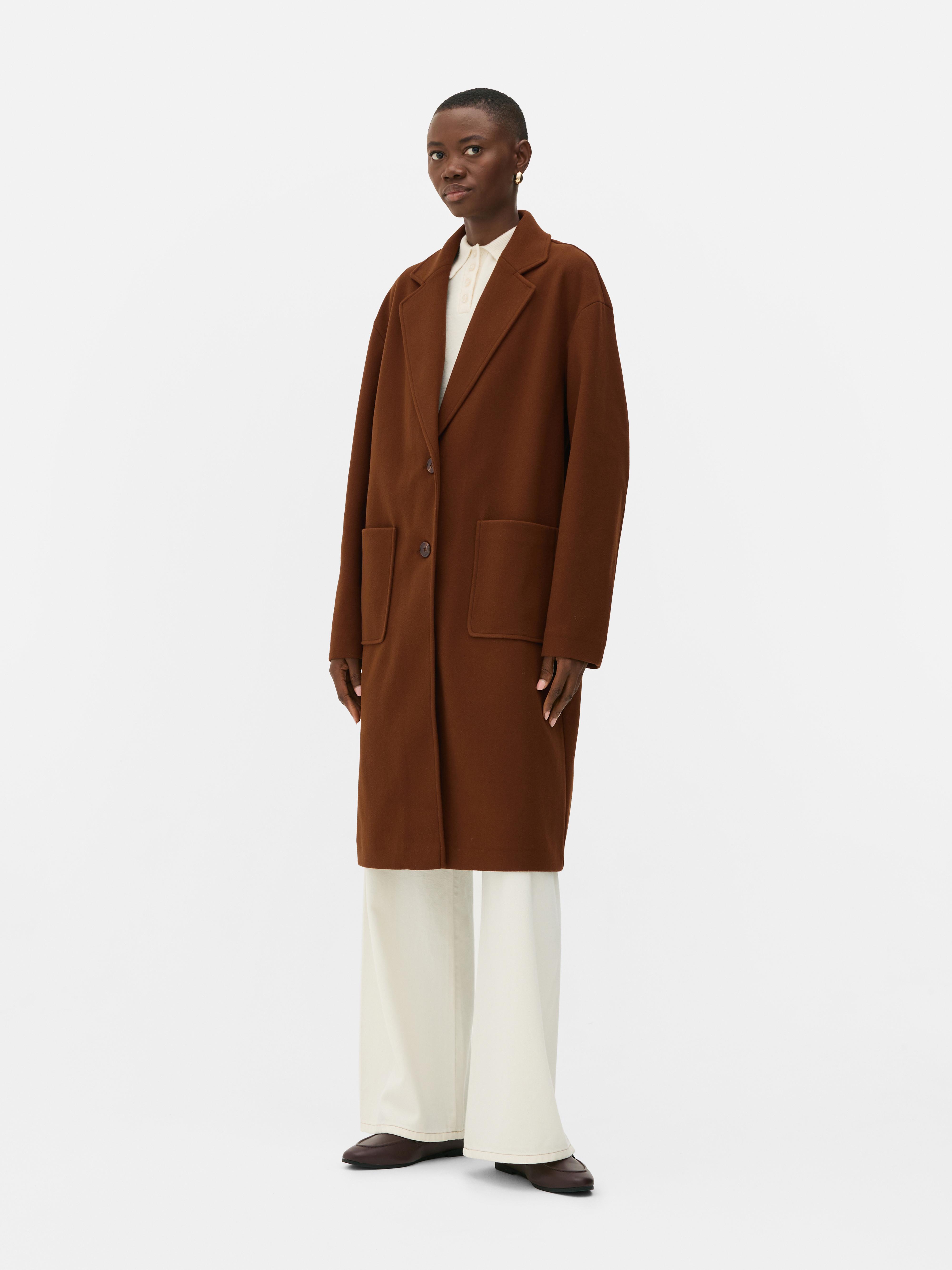 Single Breasted Mid Length Coat