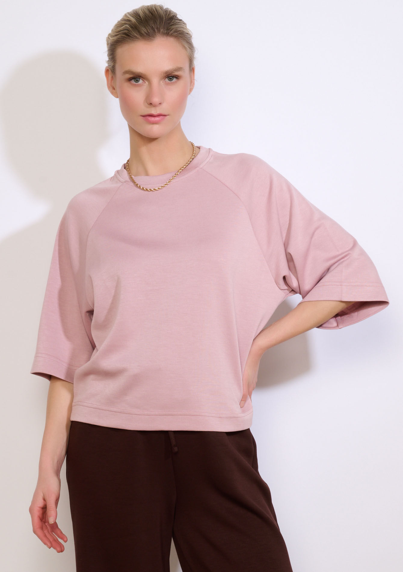 Sweater met 3/4 mouwen