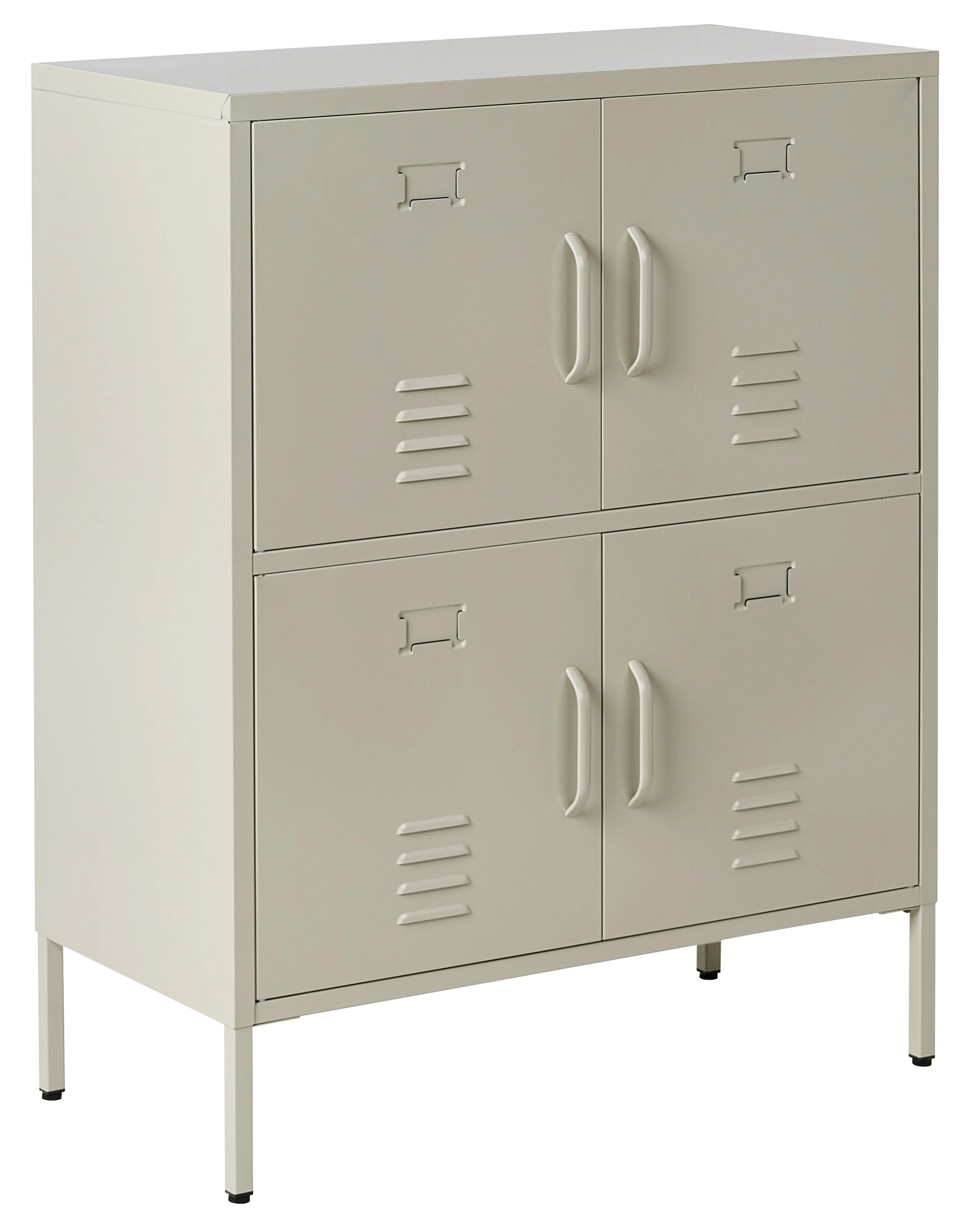 Storage Unit HOLBECK Metal Light Beige