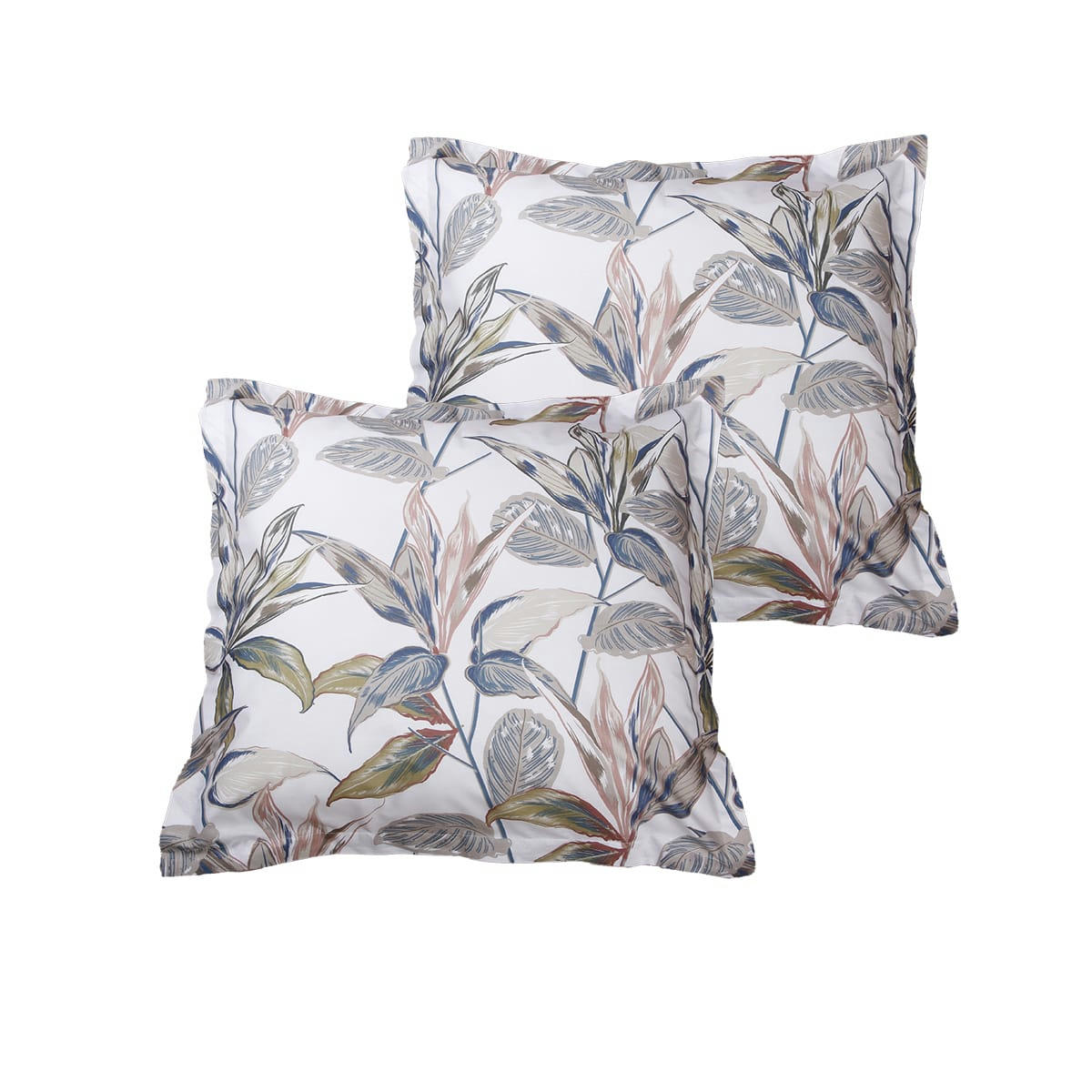 TIEDE - Lot de 2 Taies d'oreiller 63x63 cm coton