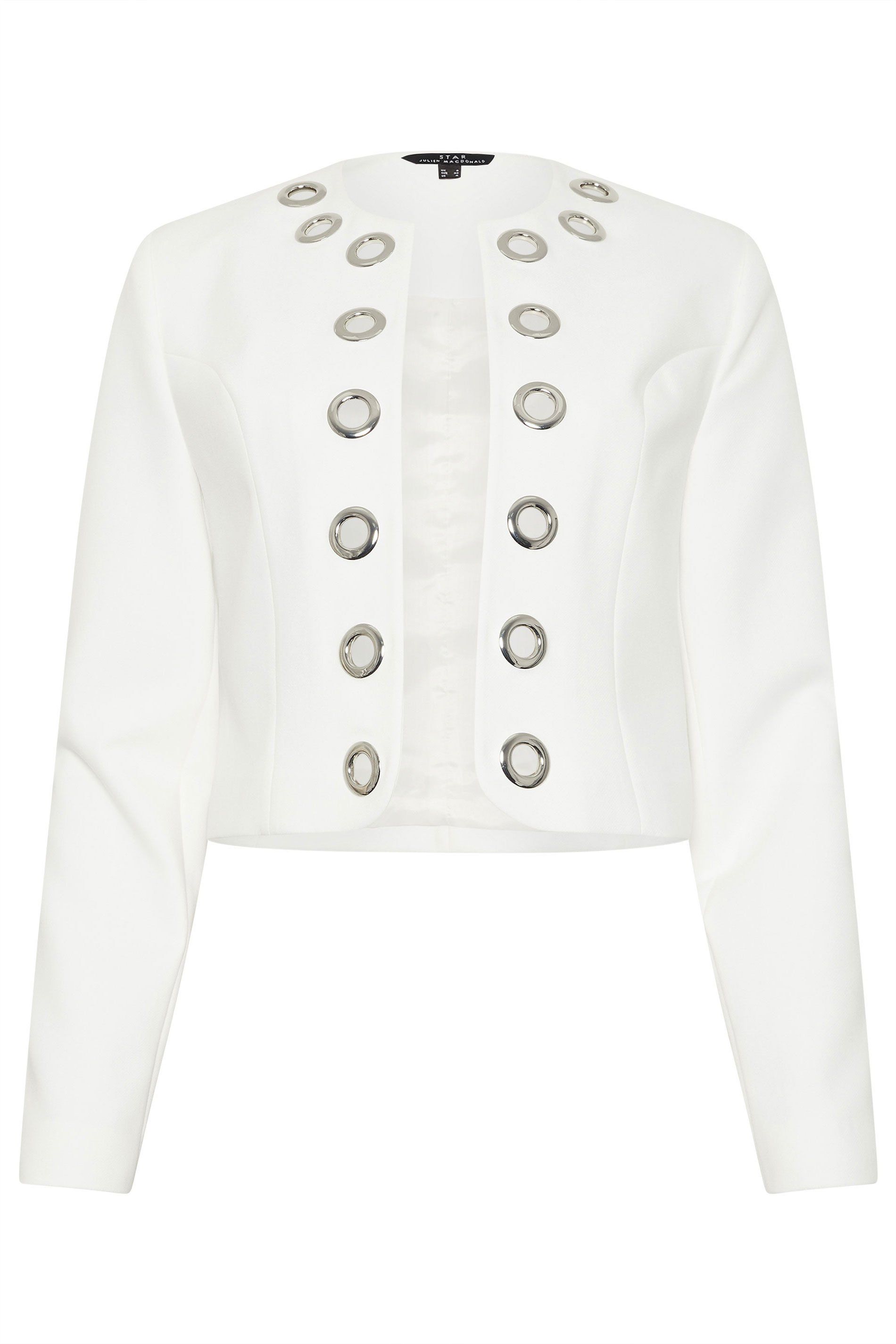 Star by Julien Macdonald Cropped Eyelet Jacket
