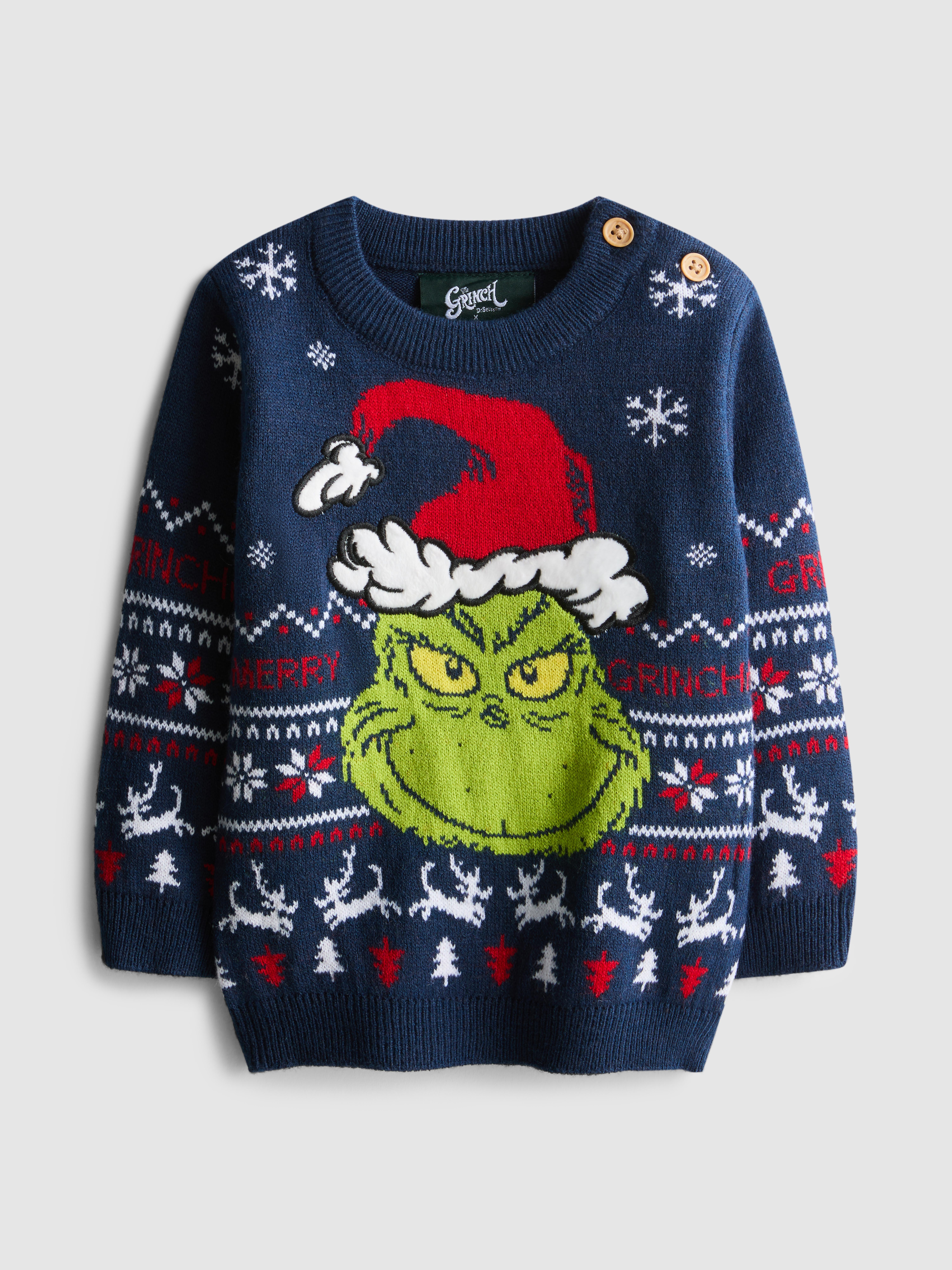 0-24mths | Baby’s The Grinch Family Christmas Sweater