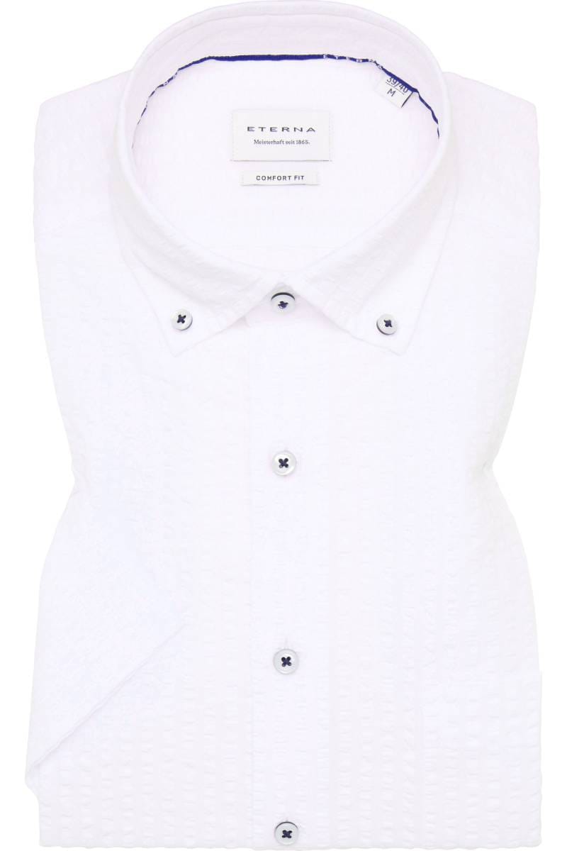 ETERNA Comfort Fit Hemd weiss, Einfarbig