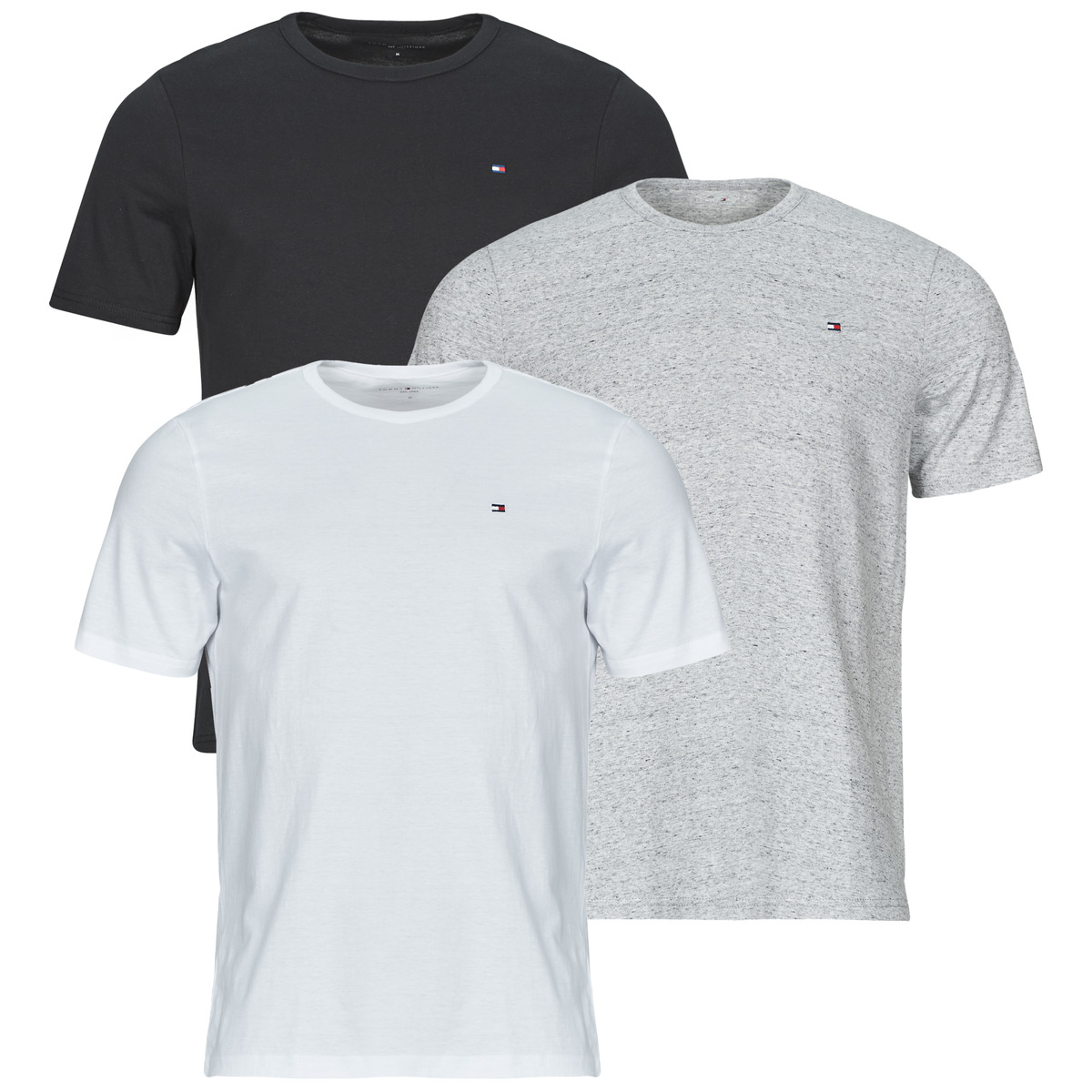 Tommy Hilfiger - TEE X3 - White / Black / Grey