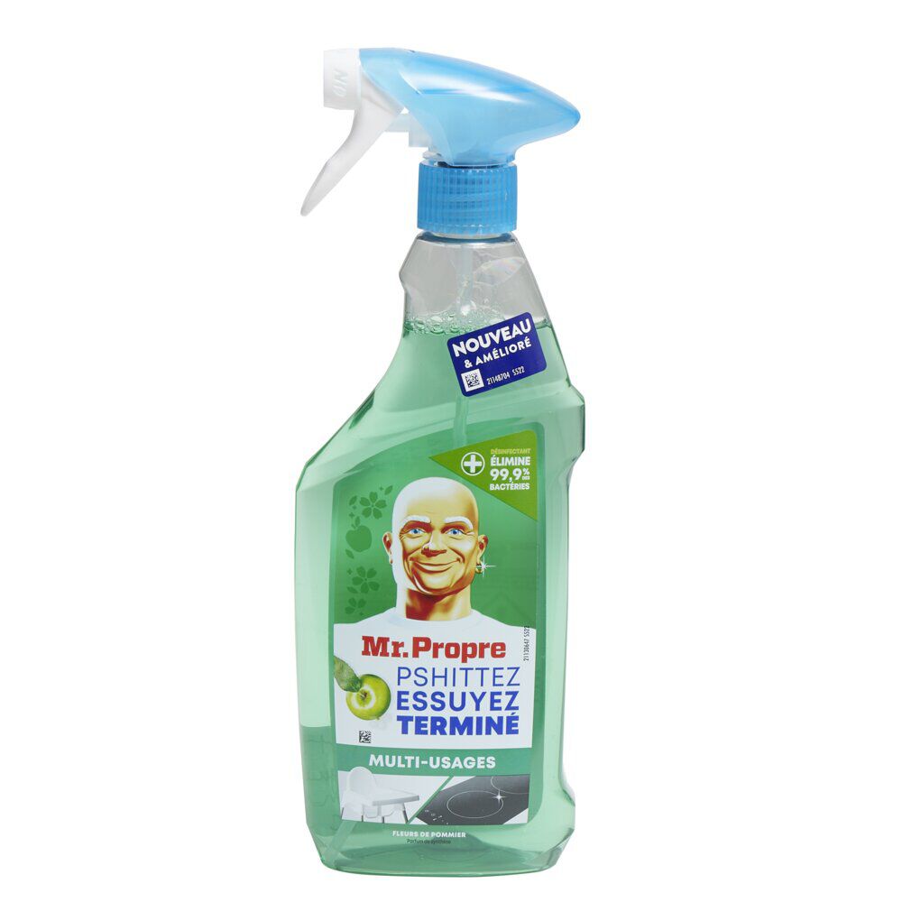 Nettoyant ménager Mr Propre multi-usages senteur fleur de pommier 500ml