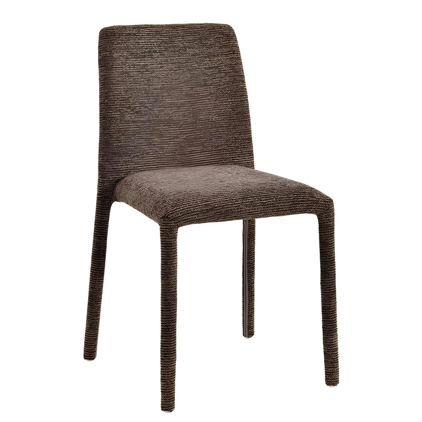 Chaise empilable marron en tissu (lot de 2) ESSEN