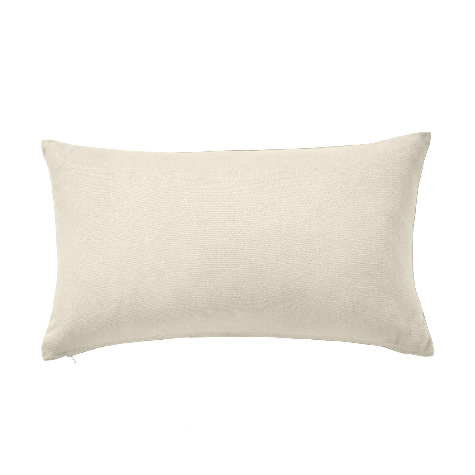 Housse de coussin unie bachette - lot de 2