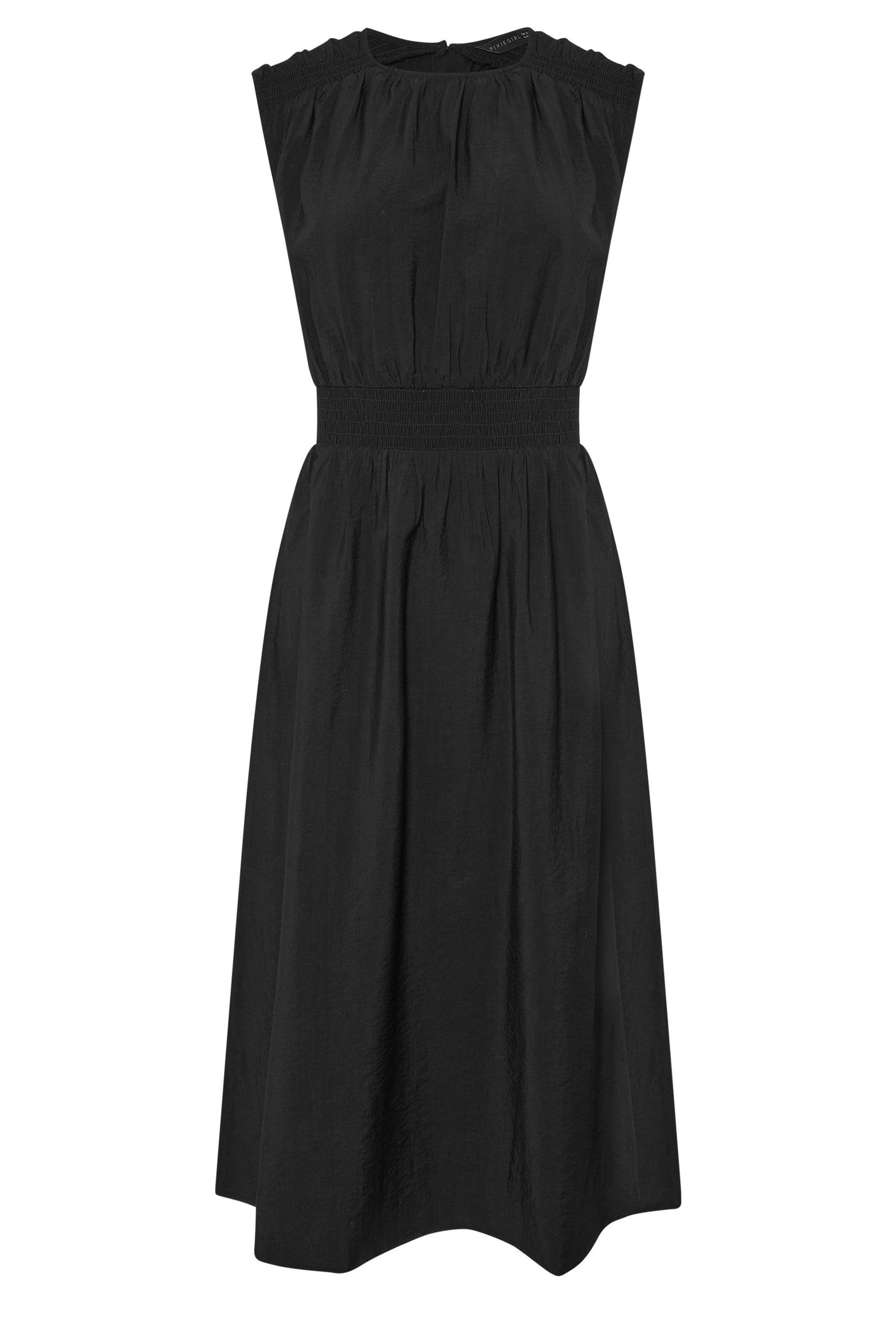 PixieGirl Petite Shirred Waist Maxi Dress