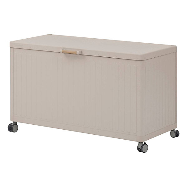 Coffre de rangement Edenio argile S 130 x 60,4 x 78cm en aluminium- Hespéride