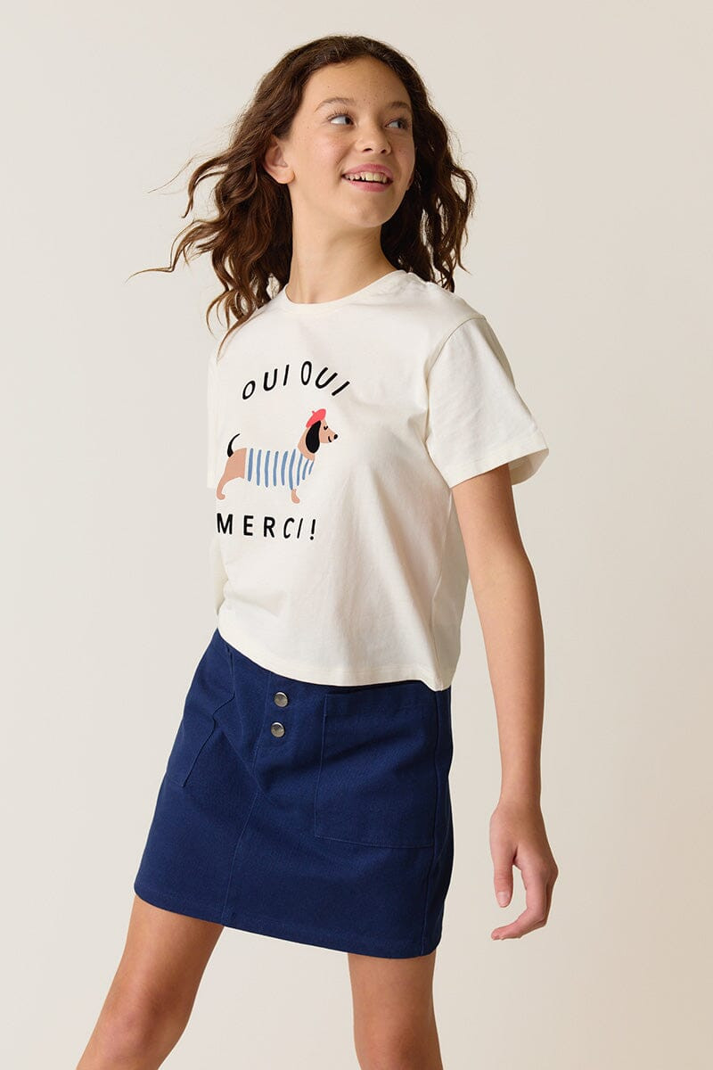 Hello Franki Oui Oui Merci Top for girls