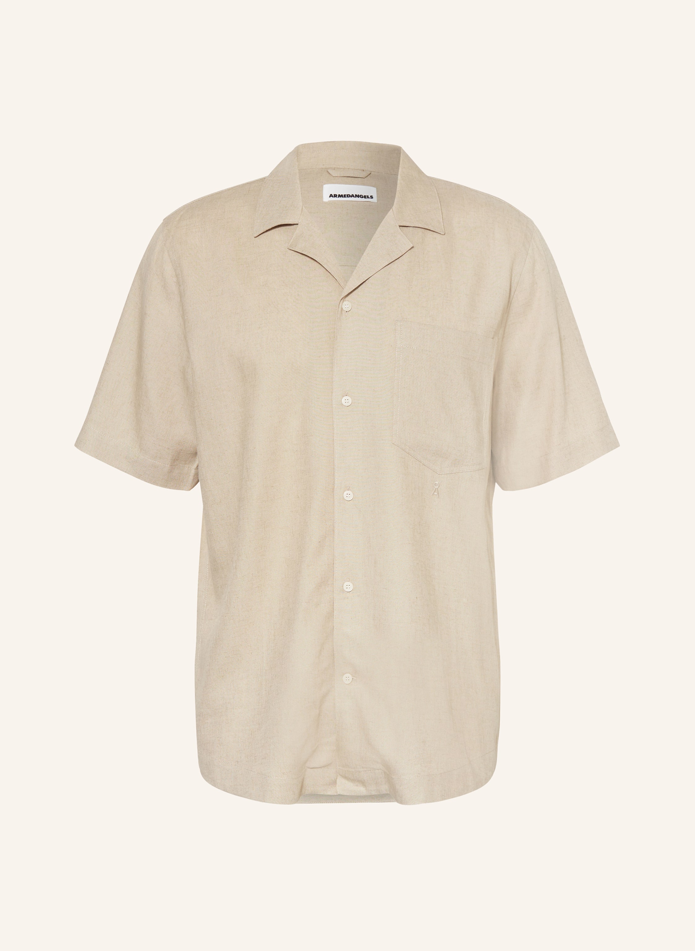 ARMEDANGELS Resorthemd LOVAAR Comfort Fit mit Leinen
