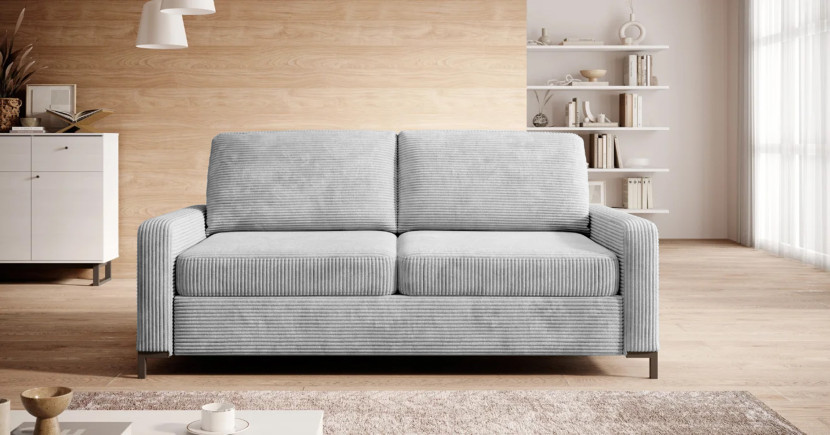 Nowoczesna Sofa, Kanapa TINO 120 Materac, Włoski system rozkładania Wersal