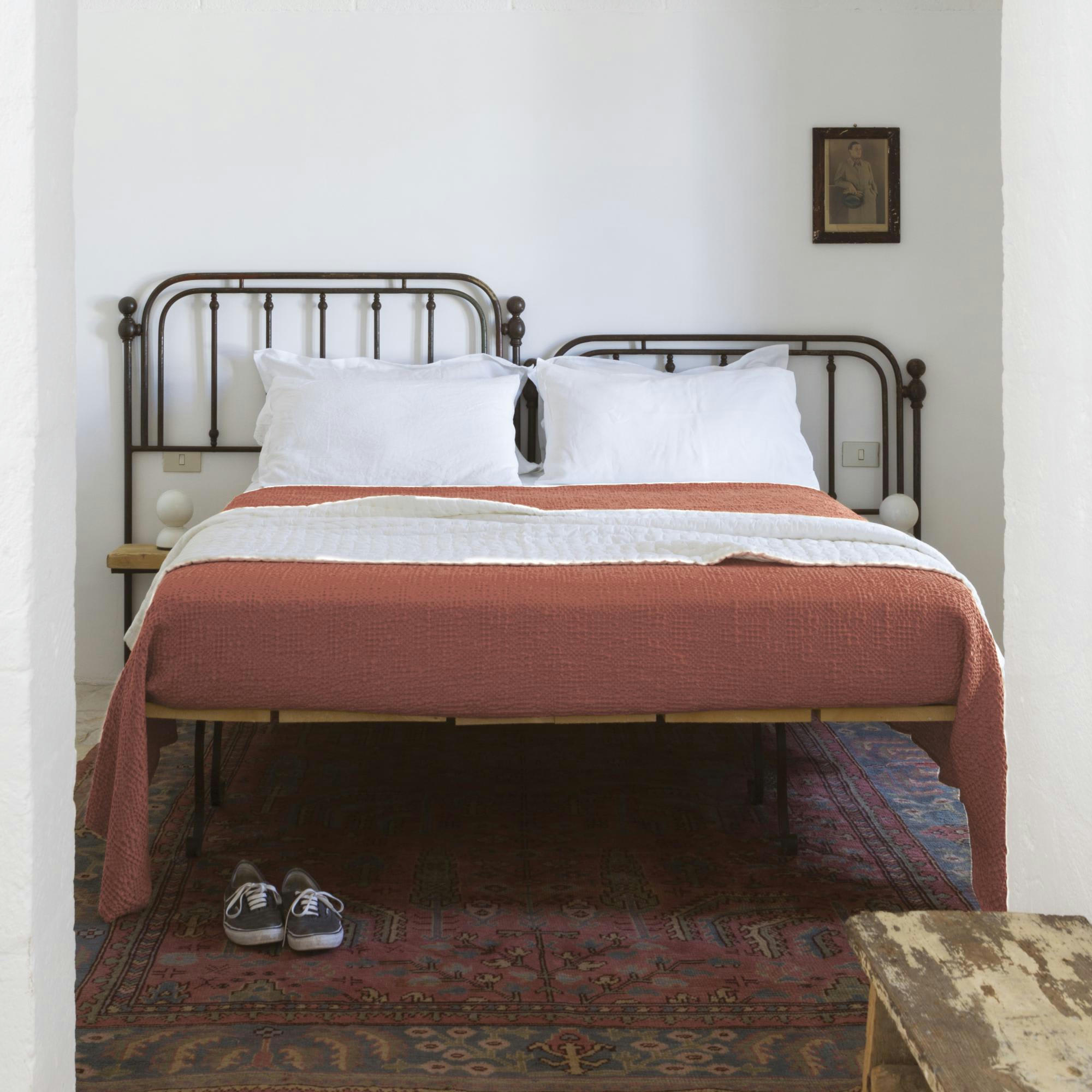 TANA - Coussin  en coton blush 40 x 65