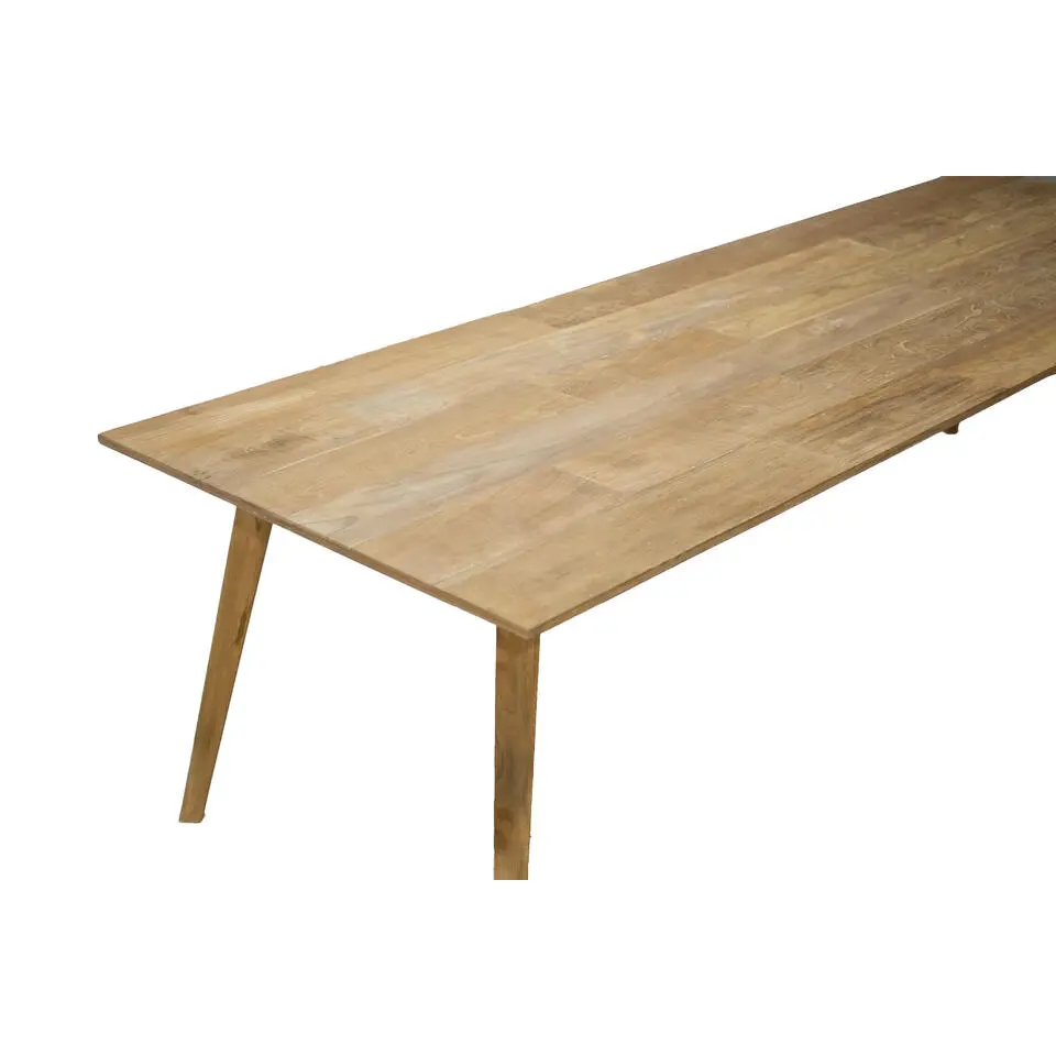 Livingfurn - Eetkamertafel Tomar 220cm - Teakhout