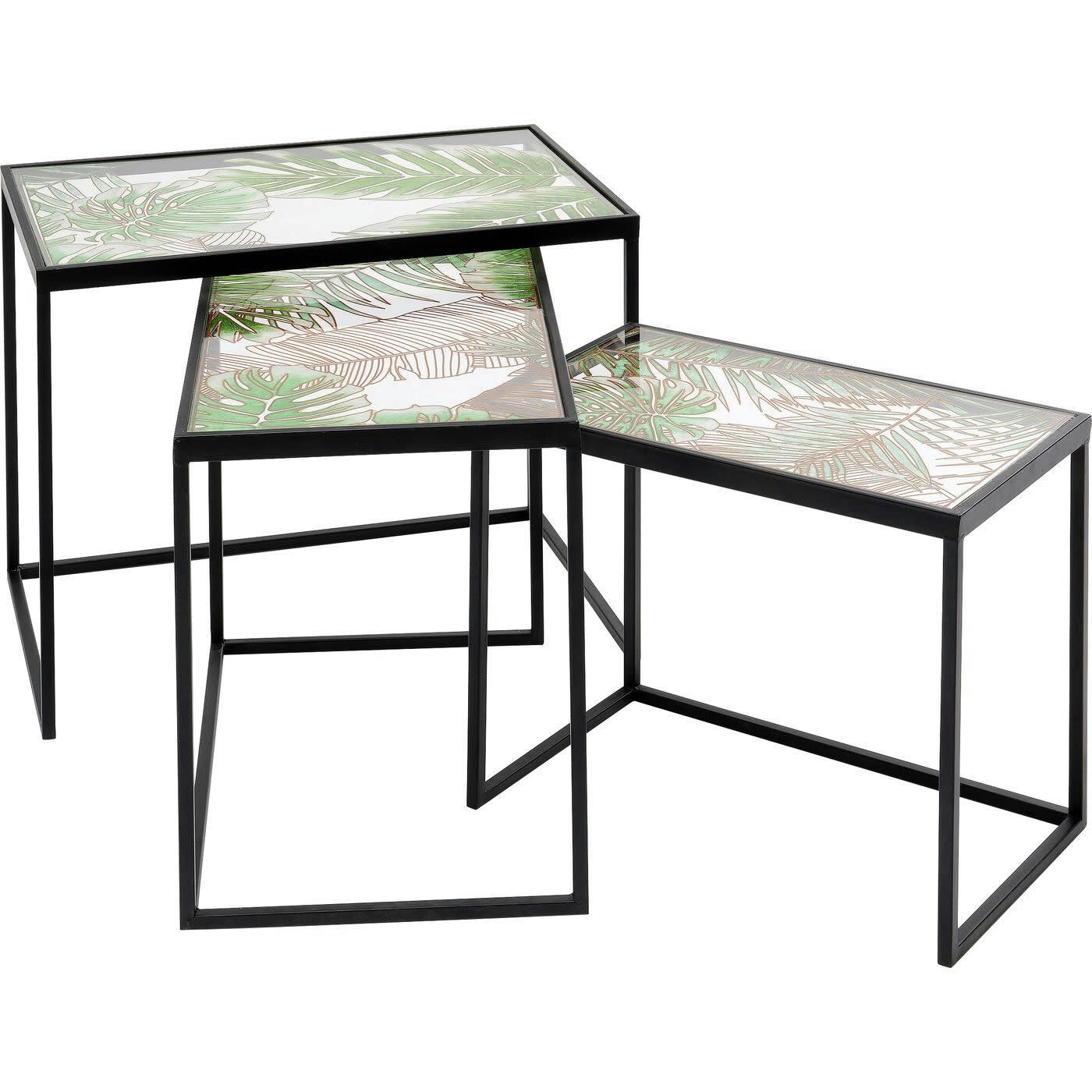 JUNGLE - Tables d'appoint Jungle set de 3 Kare Design