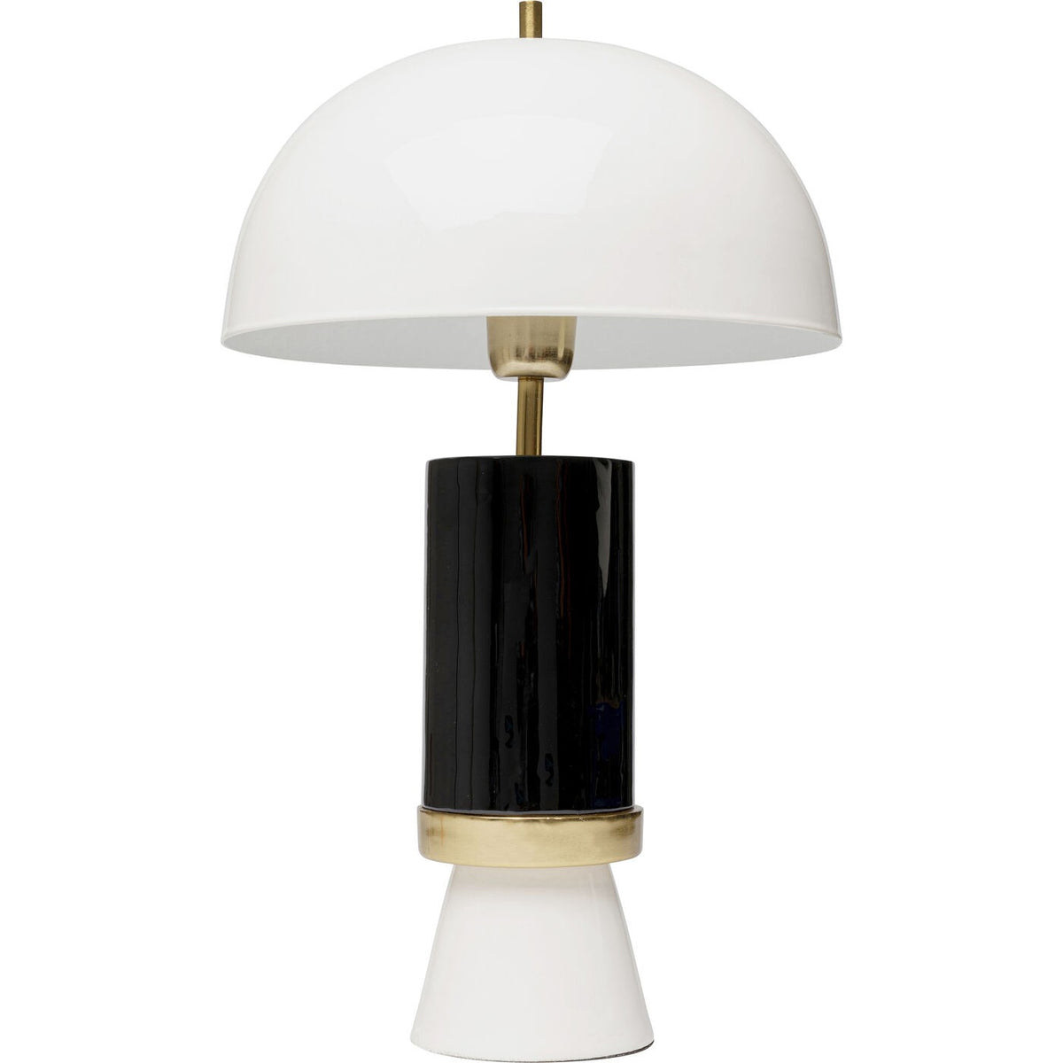 Kare Design tafellamp Josy - wit en zwart