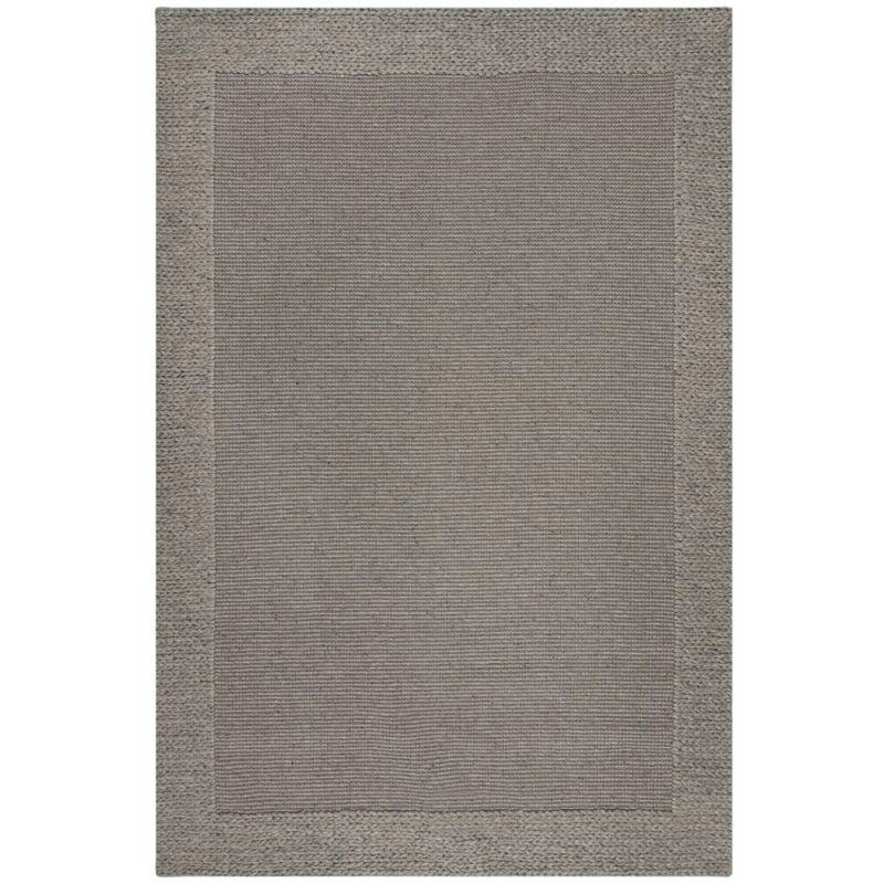 PLAIT - Tapis de salon tendance motif tresses Gris rue 200 x 290