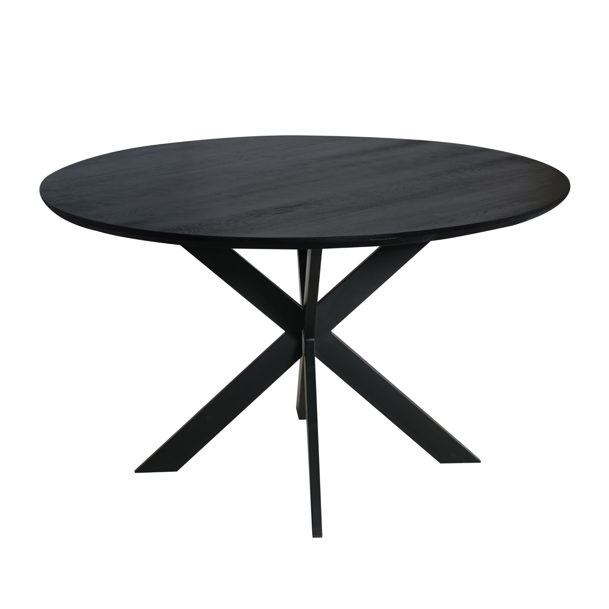 Starfurn eettafel Ferris - zwart - 130x130x76cm