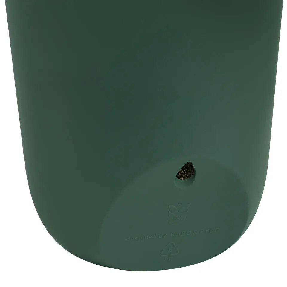 QUVIO Wand bloempot plastic - Donker Groen - POPPY