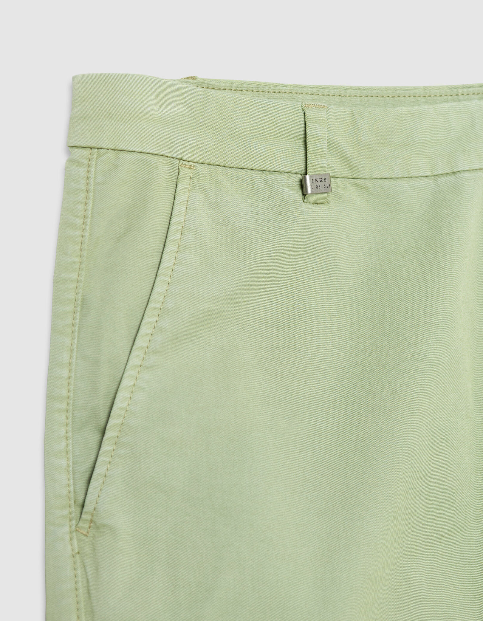 Bermuda chino bleu Homme