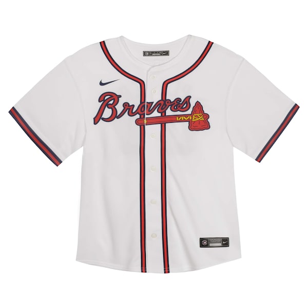 Atlanta Braves Nike Toddler Home Game Jersey - White