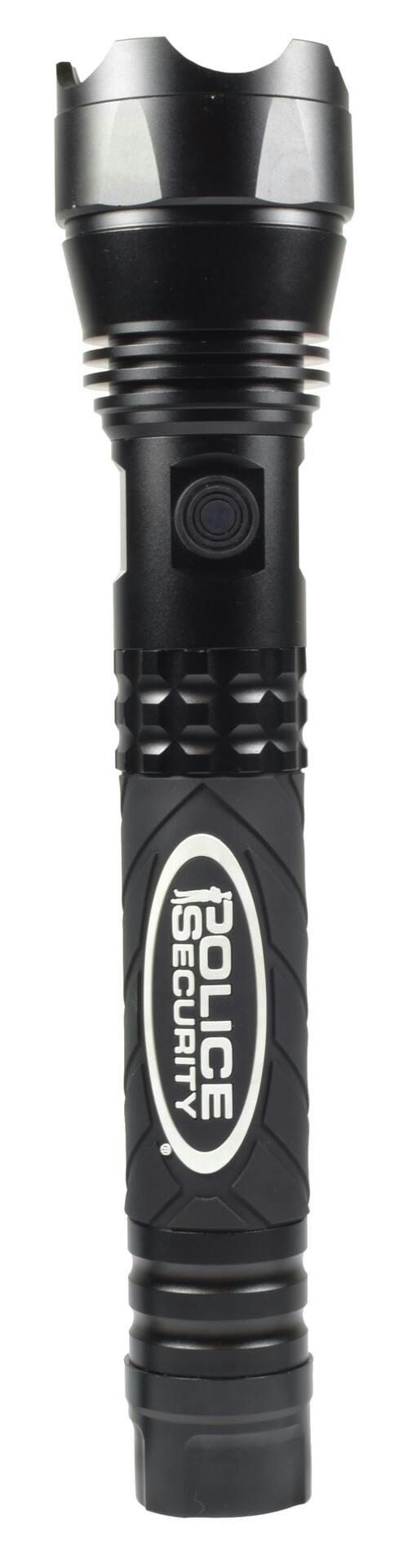 Police Security Elite 900 Lumens Durable Little Nellie Handheld Flashlight, Batteries Included, Black