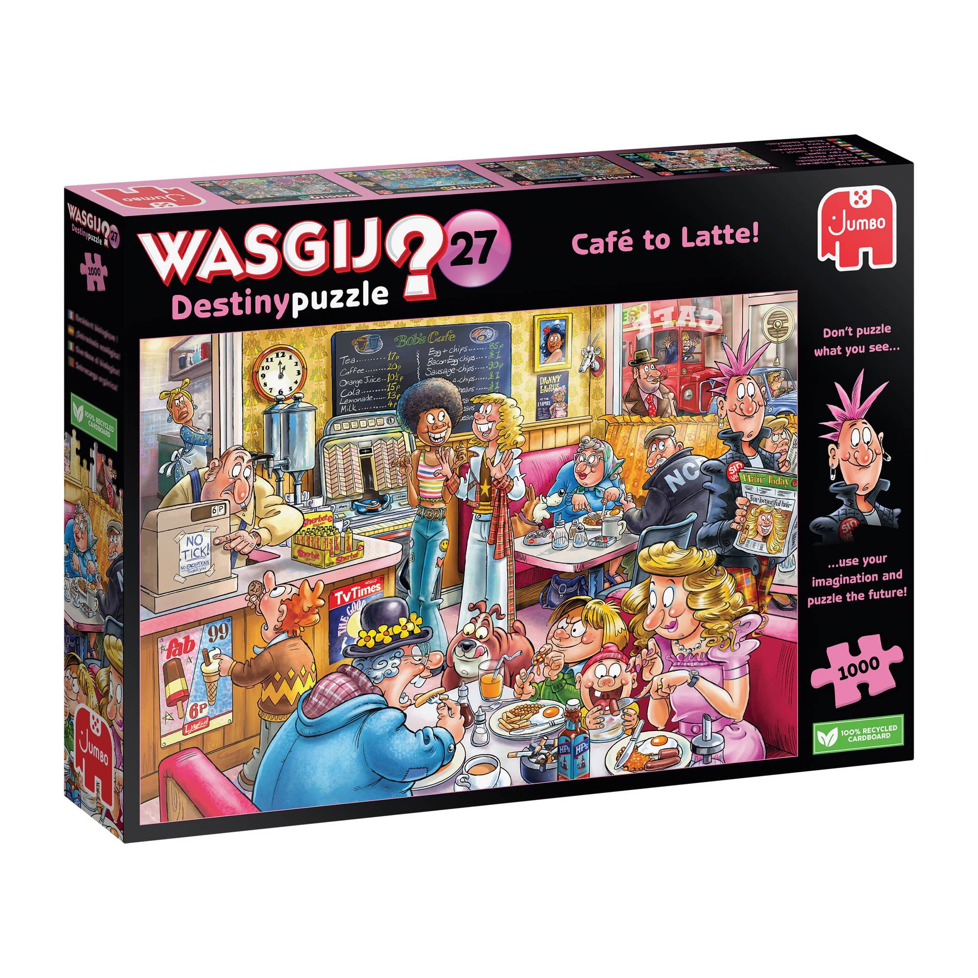 Wasgij Destiny 27 Caf&eacute; to Latte Jigsaw Puzzle 1000 Pieces