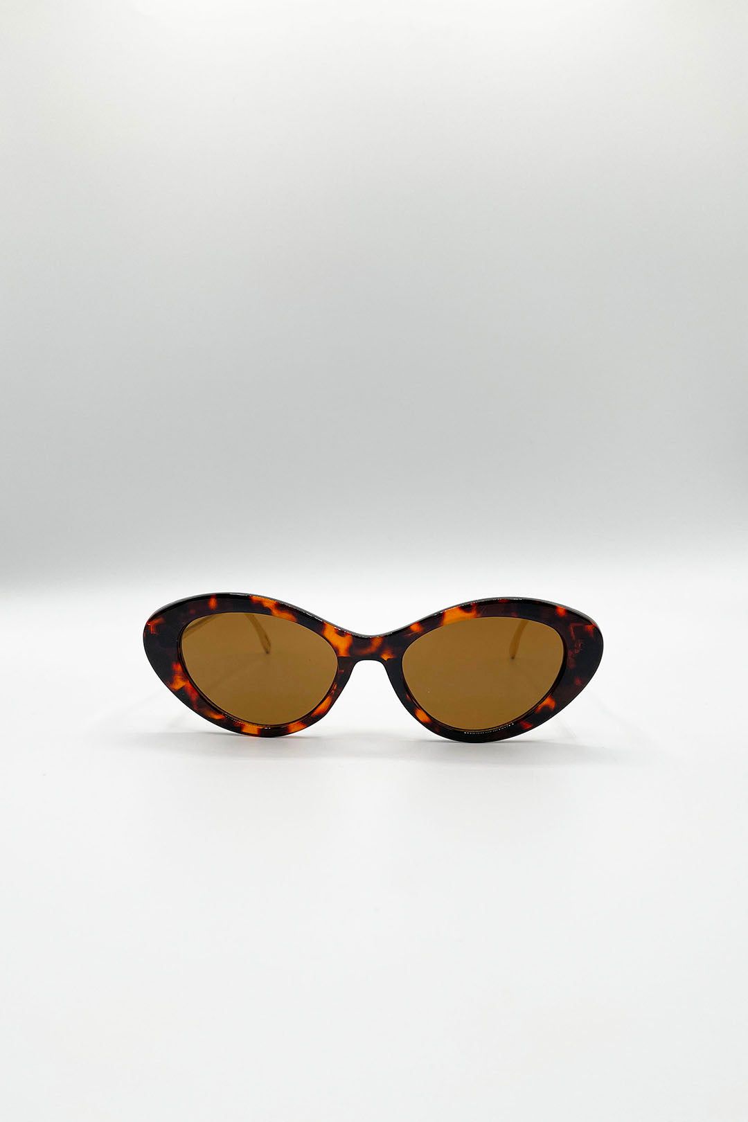 SVNX Cat Eye Metal Side Detail Sunglasses