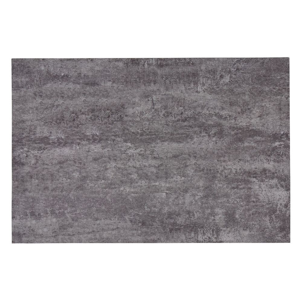 Set de table restangulaire plastique effet ciment gris
