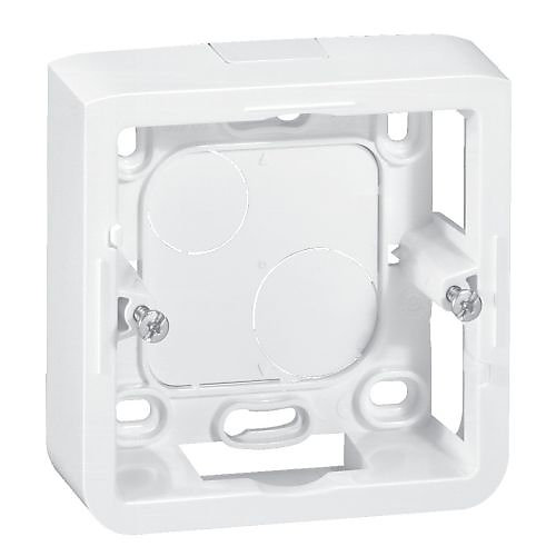 Cadre saillie P30mm 2 modules - Mosaic - blanc - Legrand