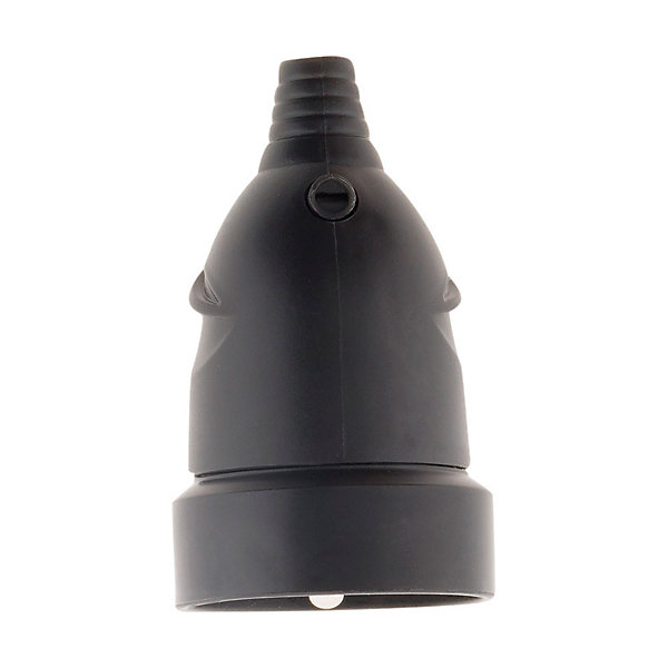 Fiche femelle 16A 2P T - Noir - Zenitech