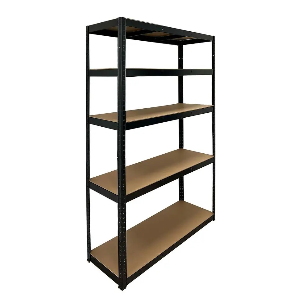 ERRO Stellingkast zwart - 120cm breed - Metalen opbergrek - 176x120x40