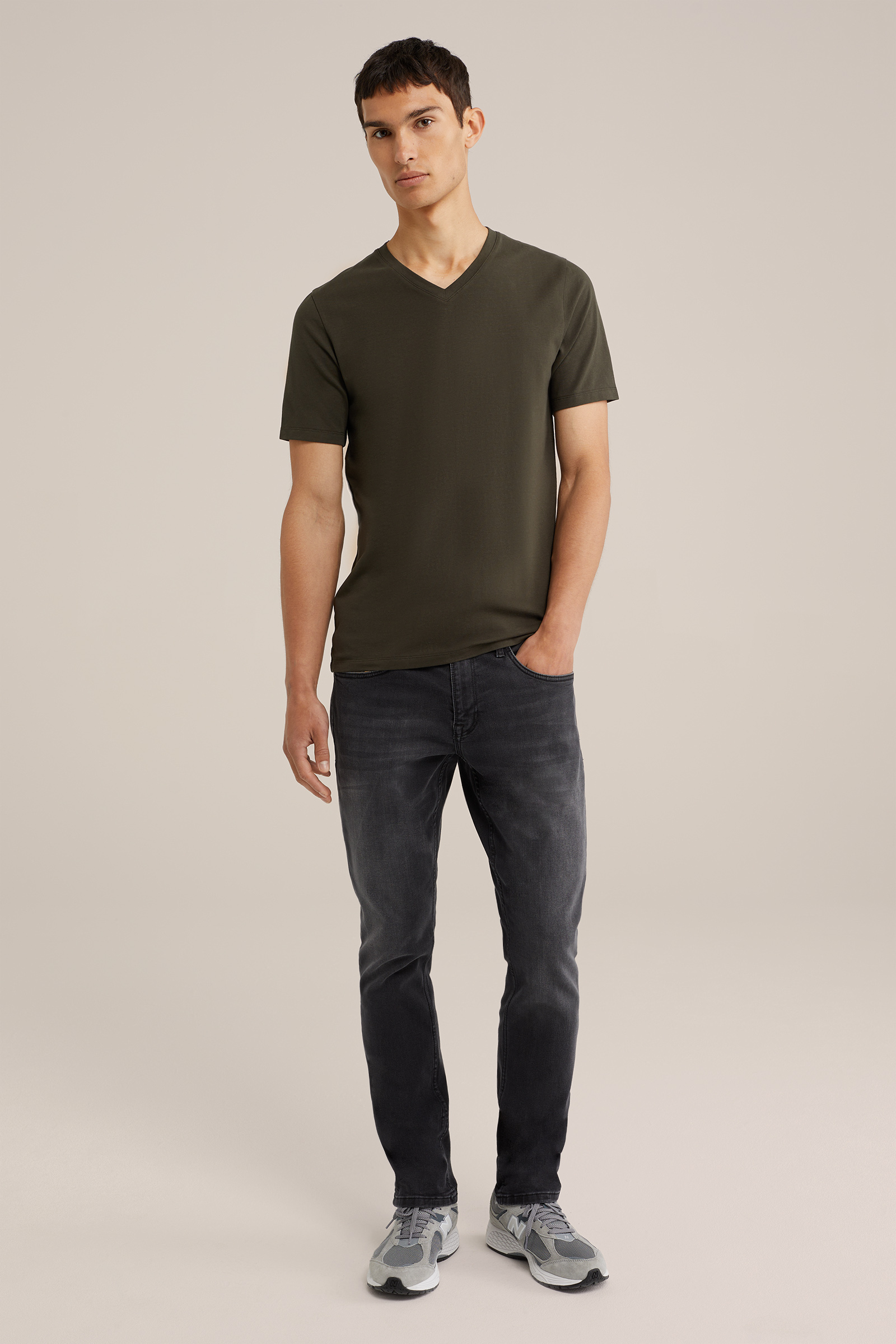 Heren Slim fit T-shirt