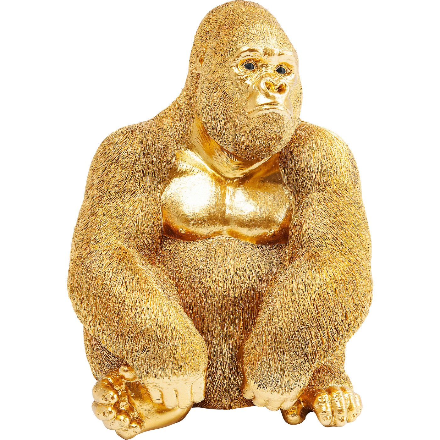 Kare Design Woonaccessoires gorilla 39cm goud