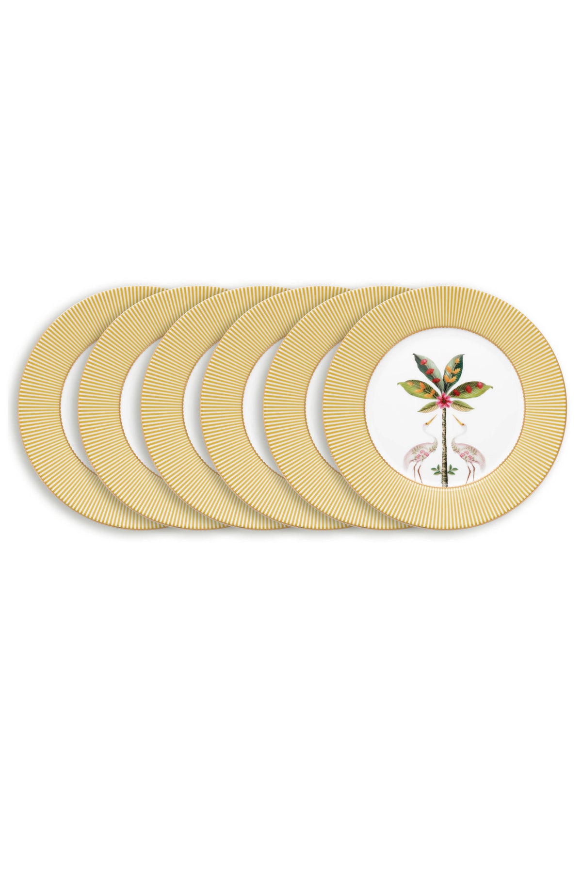 Pip Studio - La Majorelle Borden - Servies set van 6 - 21cm