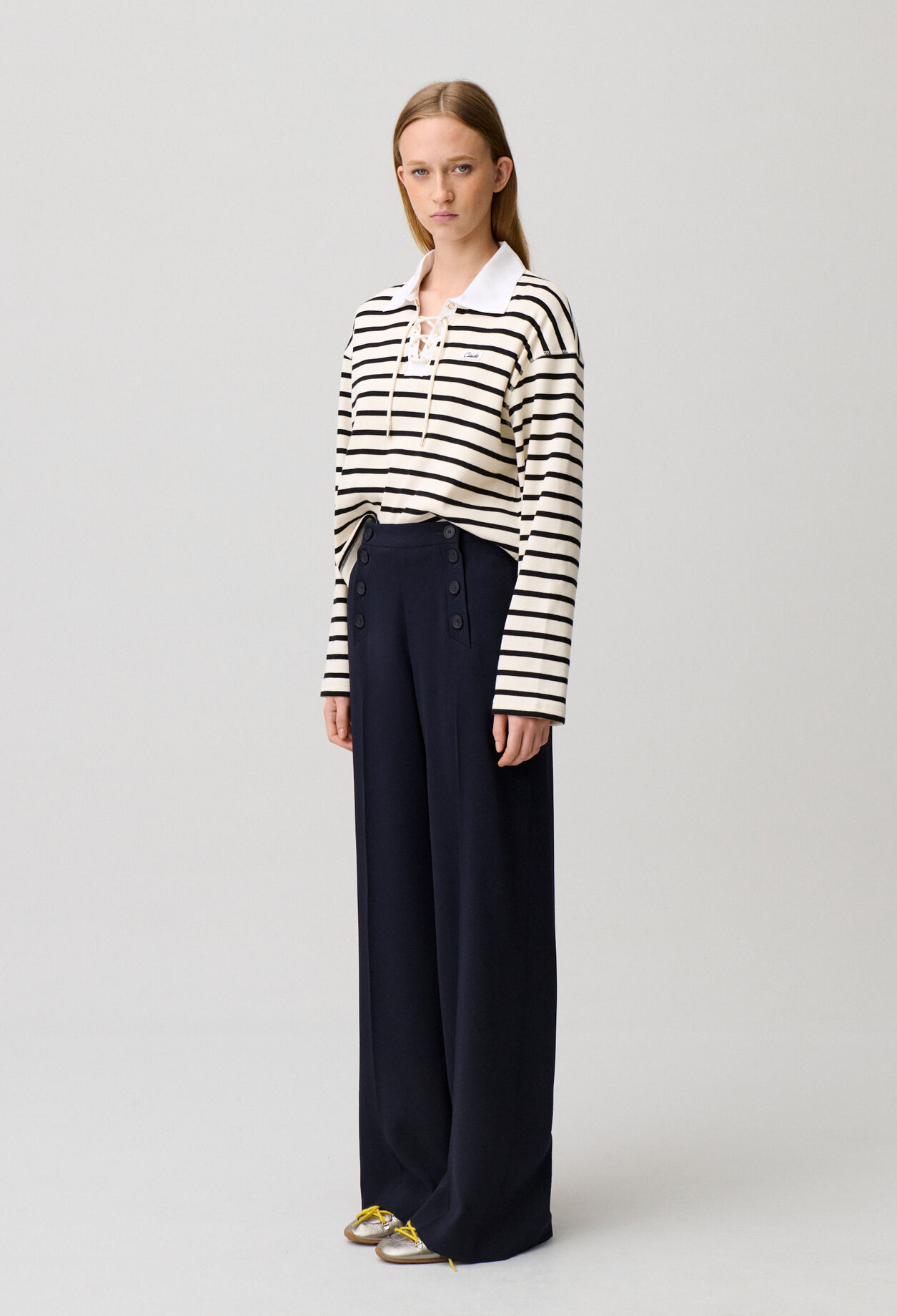 Pantalon à pont