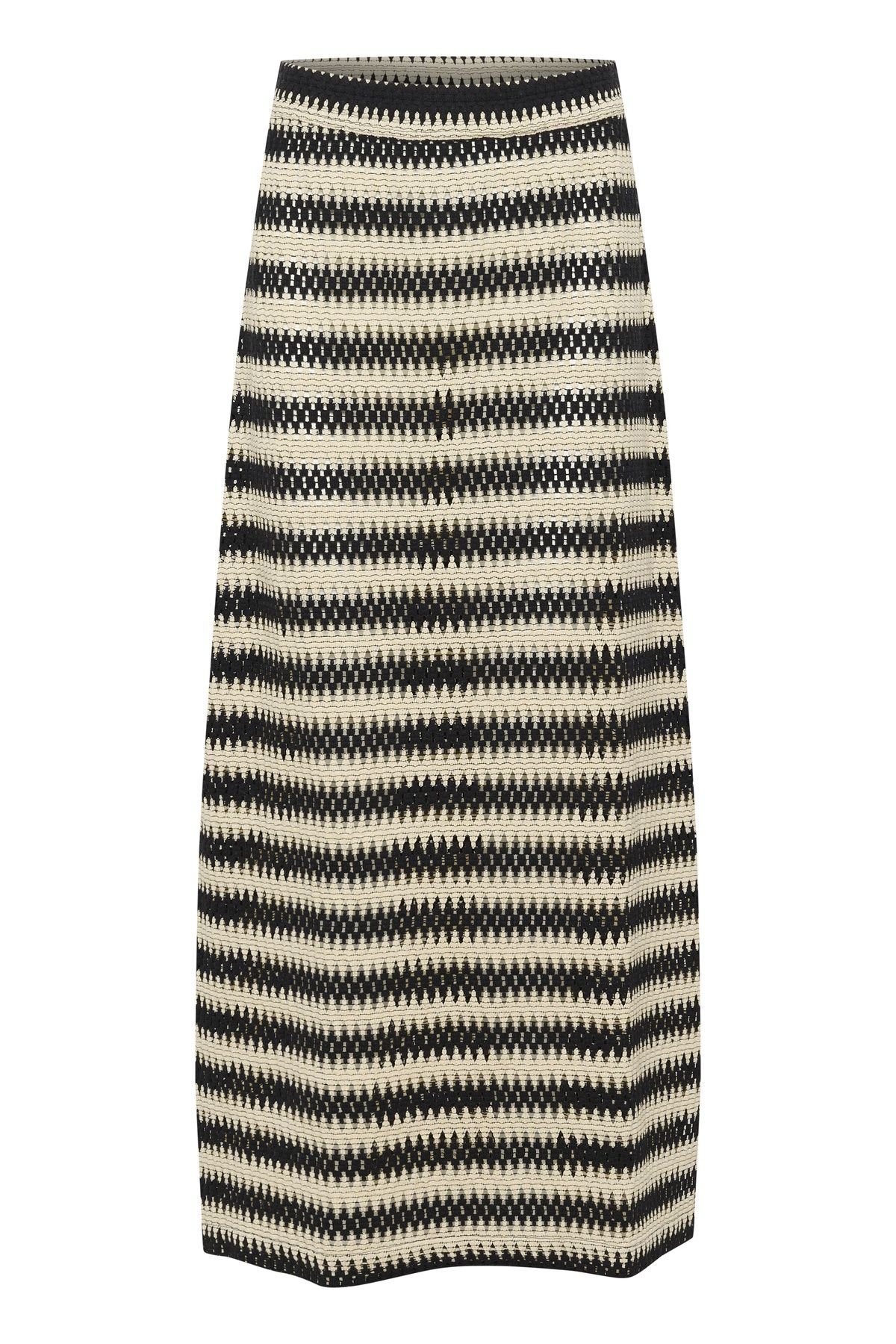 Kaffe KAmolin Lace Striped Maxi Skirt