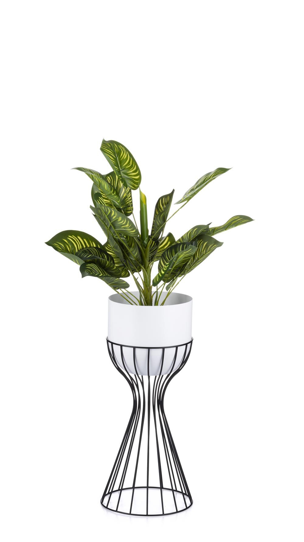Kwietnik stojący z osłonką LOFT 46 cm metal