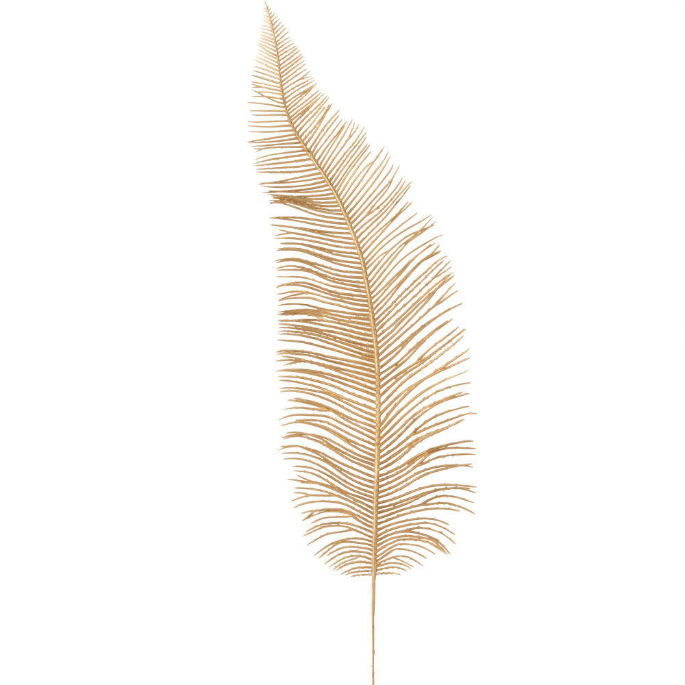SELECT - Branche de feuille de palmier dorée