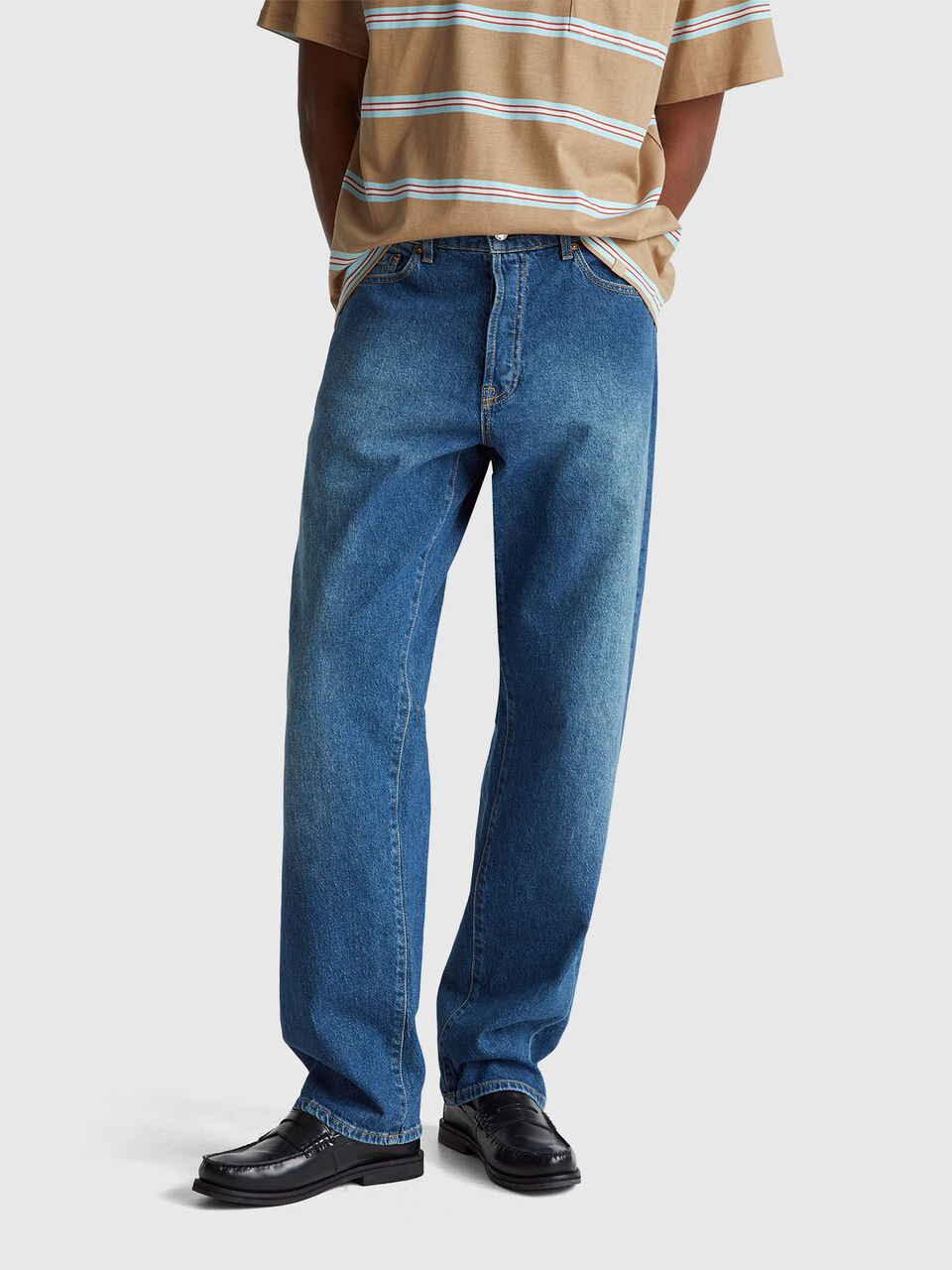 Five pocket straight fit jeans
