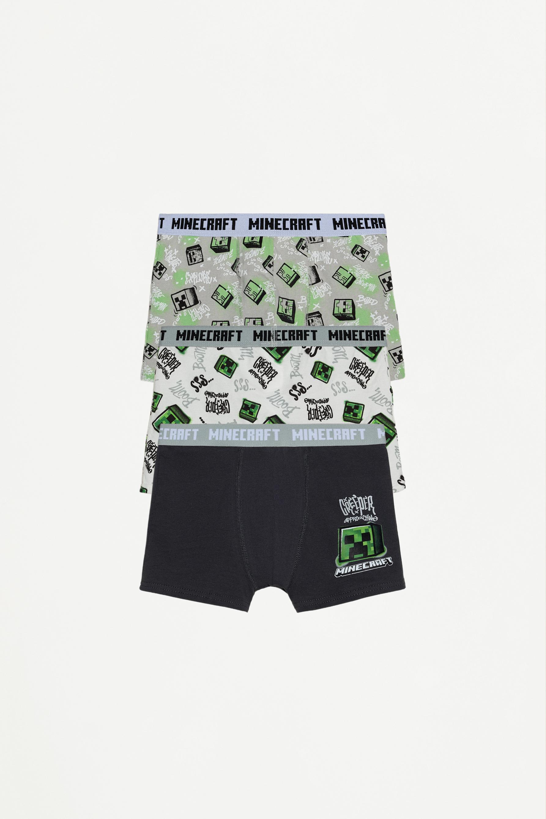 Calzoncillos bóxers Minecraft (Pack 3)