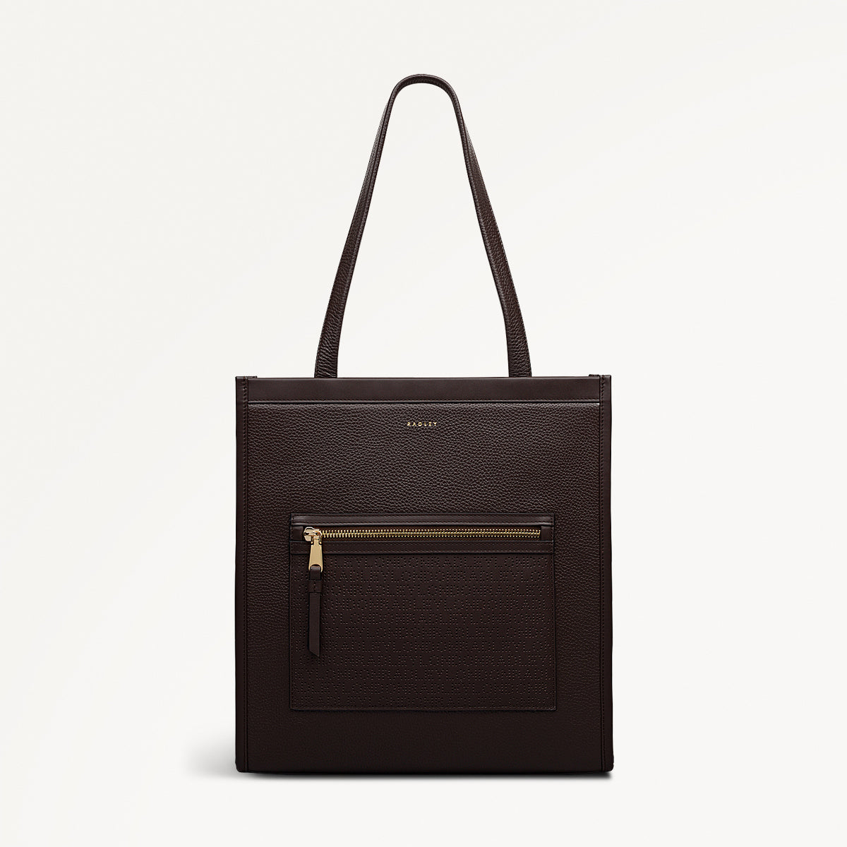 Alba Place - Medium Ziptop Tote Bag