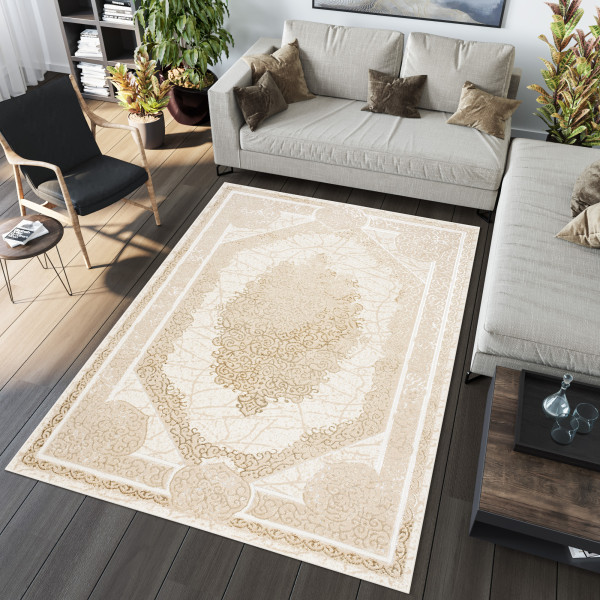 Dywan Chemex Ares Nowoczesny NI30A GYU Brązowy 120x170