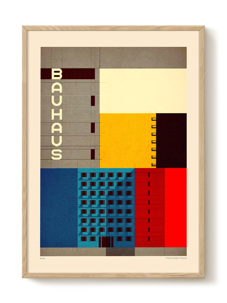 Sander Patelski - Bauhaus - PSTR studio Kunst Poster