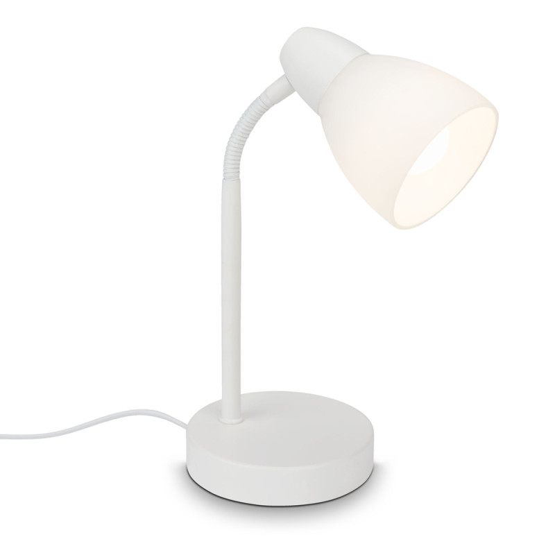 Lampe de bureau blanche E14 25 W BRILONER