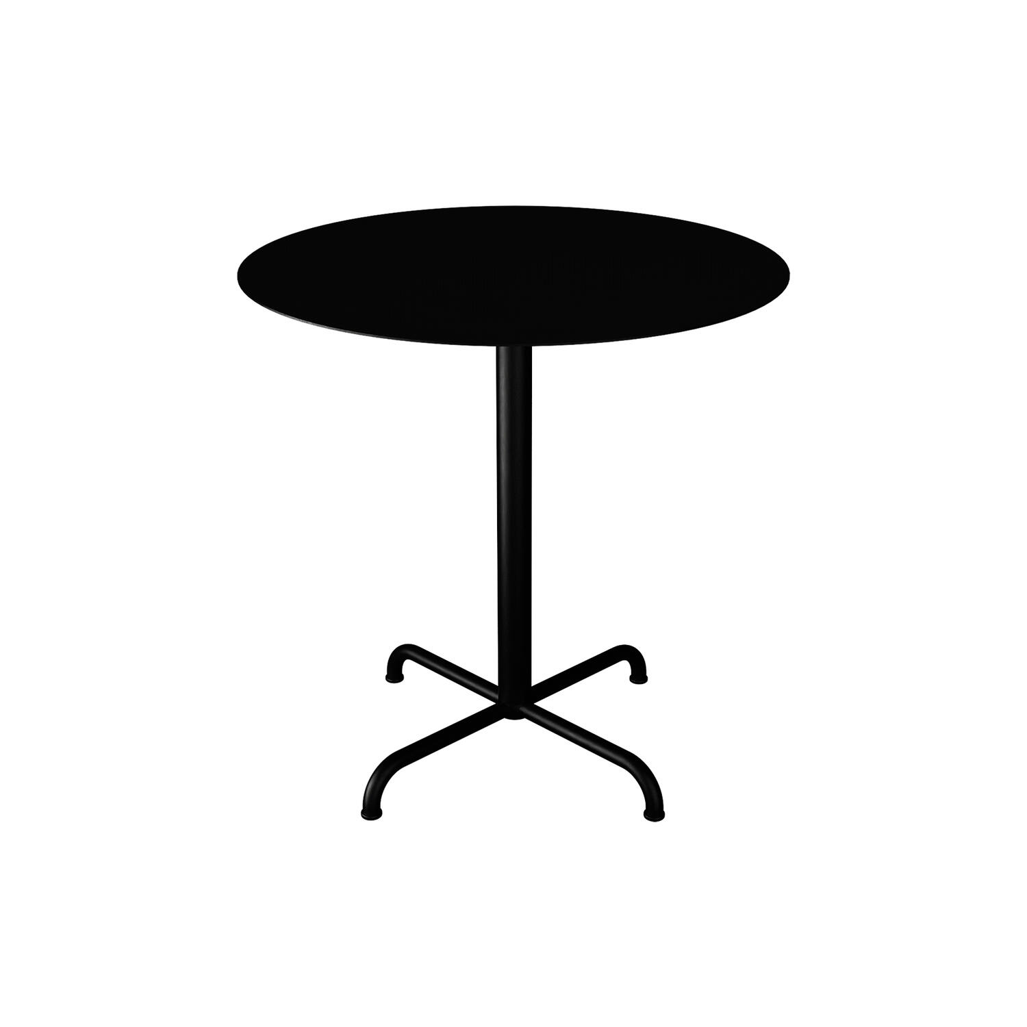 PICO Caf&eacute; Table with 4 Star Base ø 74, black