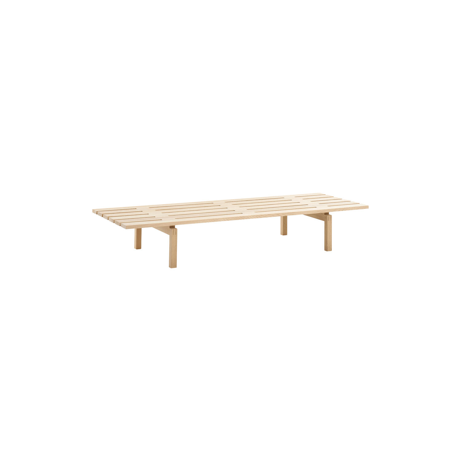 BPS117 Bedframe, untreated oak