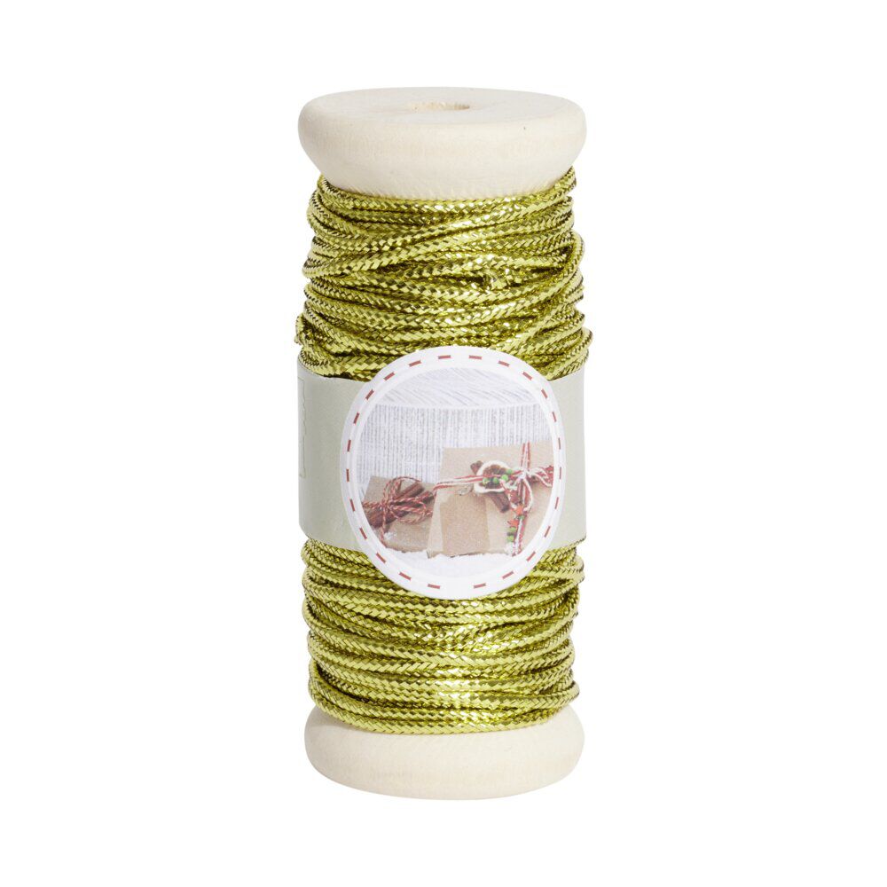 Rouleau fil doré polyester 15m